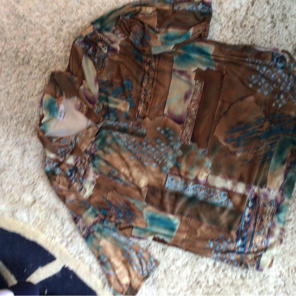Women's Multicolor Patterned Top